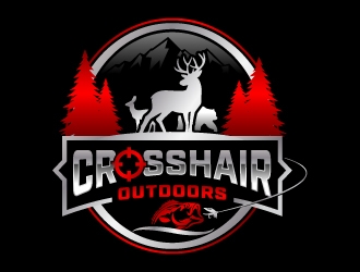 Crosshair Outdoors logo design by jaize