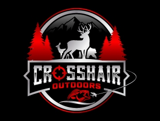 Crosshair Outdoors logo design by jaize