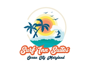 Surf Inn Suites logo design by heba