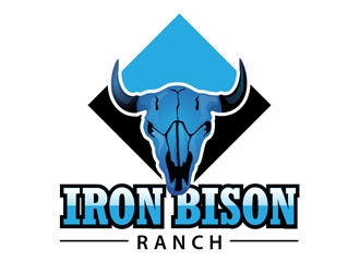 Iron Bison Ranch logo design by frontrunner