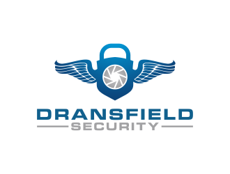Dransfield Security logo design by BlessedArt