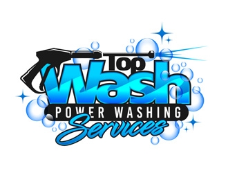 Top Wash | Power Washing Services logo design by DreamLogoDesign