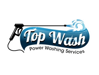 Top Wash | Power Washing Services logo design by Suvendu