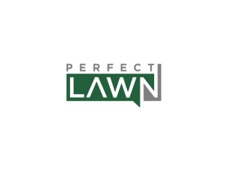 Perfect Lawn  logo design by bricton