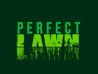 Perfect Lawn  logo design by tec343