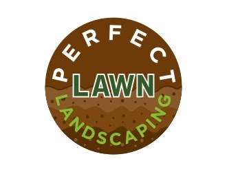 Perfect Lawn  logo design by dibyo