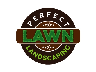 Perfect Lawn  logo design by yans