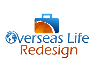 Overseas Life Redesign logo design by megalogos