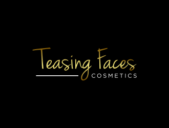 Teasing Faces Cosmetics  logo design by haidar
