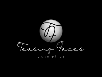 Teasing Faces Cosmetics  logo design by naldart