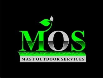 Mast Outdoor Services logo design by bricton