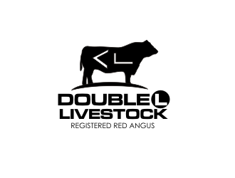 Double L Livestock logo design by rdbentar