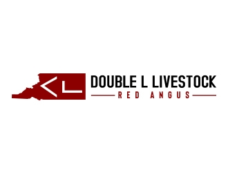 Double L Livestock logo design by Danny19