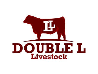 Double L Livestock logo design by mckris