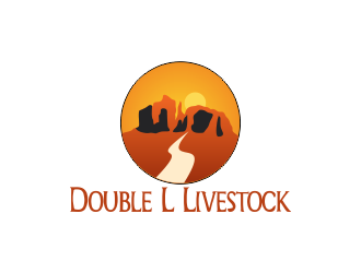 Double L Livestock logo design by Greenlight
