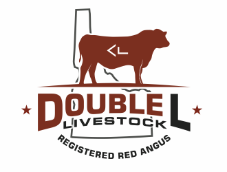 Double L Livestock logo design by agus