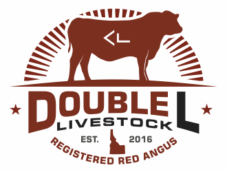Double L Livestock logo design by agus