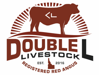 Double L Livestock logo design by agus