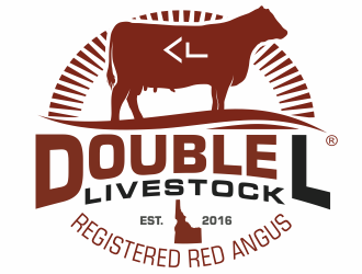 Double L Livestock logo design by agus