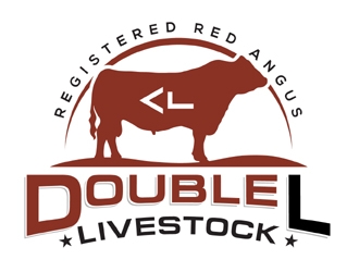 Double L Livestock logo design by MAXR