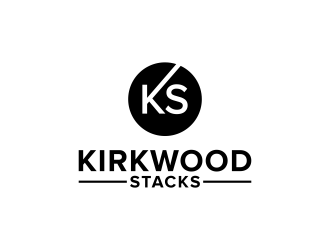 Kirkwood Stacks  logo design by ubai popi