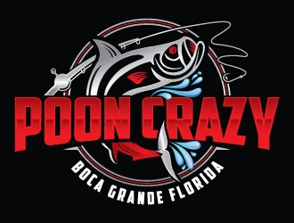 Poon Crazy logo design by Godvibes