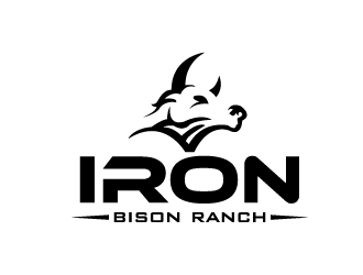 Iron Bison Ranch logo design by Marianne