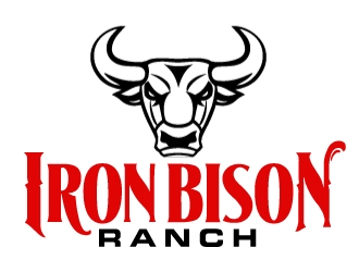Iron Bison Ranch logo design by ElonStark
