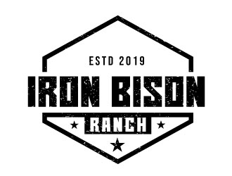 Iron Bison Ranch logo design by Conception