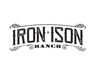 Iron Bison Ranch logo design by Ultimatum