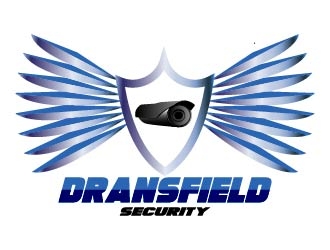 Dransfield Security logo design by bulatITA