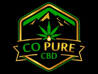 CO PURE CBD logo design by jaize