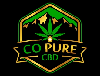 CO PURE CBD logo design by jaize