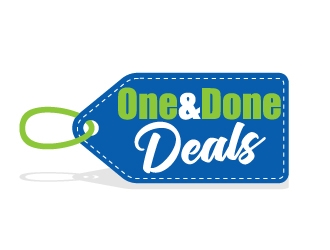 One & Done Deals logo design by ElonStark