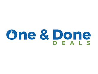 One & Done Deals logo design by Optimus