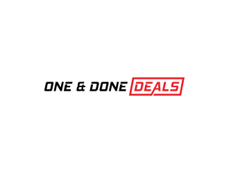 One & Done Deals logo design by ubai popi