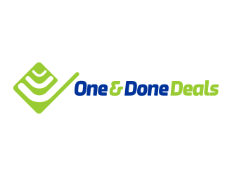 One & Done Deals logo design by ekitessar