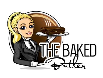 The Baked Butler logo design by veron