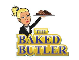 The Baked Butler logo design by Roma