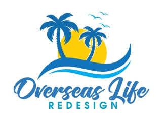 Overseas Life Redesign logo design by ElonStark