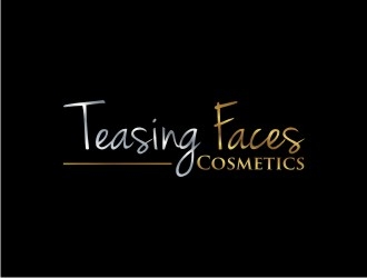 Teasing Faces Cosmetics  logo design by bricton