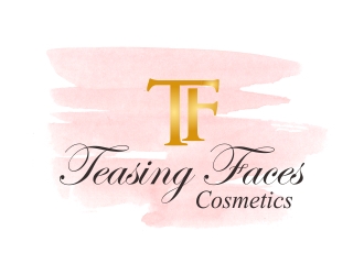 Teasing Faces Cosmetics  logo design by d_OConnor