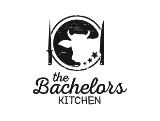The Bachelors kitchen logo design by Bl_lue
