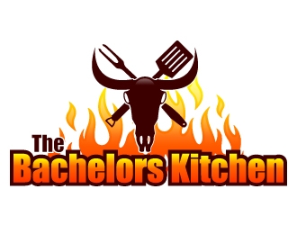 The Bachelors kitchen logo design by ElonStark