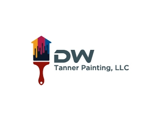 DW Tanner Painting, LLC logo design by wongndeso
