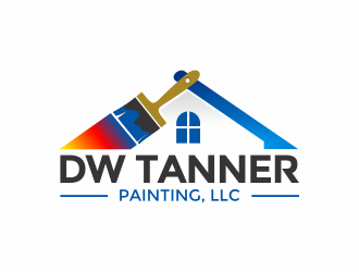 DW Tanner Painting, LLC logo design by mutafailan