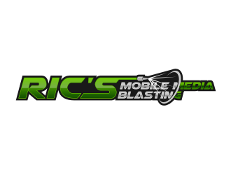 Ric’s Mobile Media Blasting logo design by Gravity