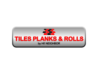 TILES PLANKS & ROLLS by Hi! Neighbor  logo design by senandung
