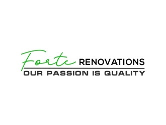 Forte Renovations logo design by careem