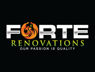 Forte Renovations logo design by JMikaze